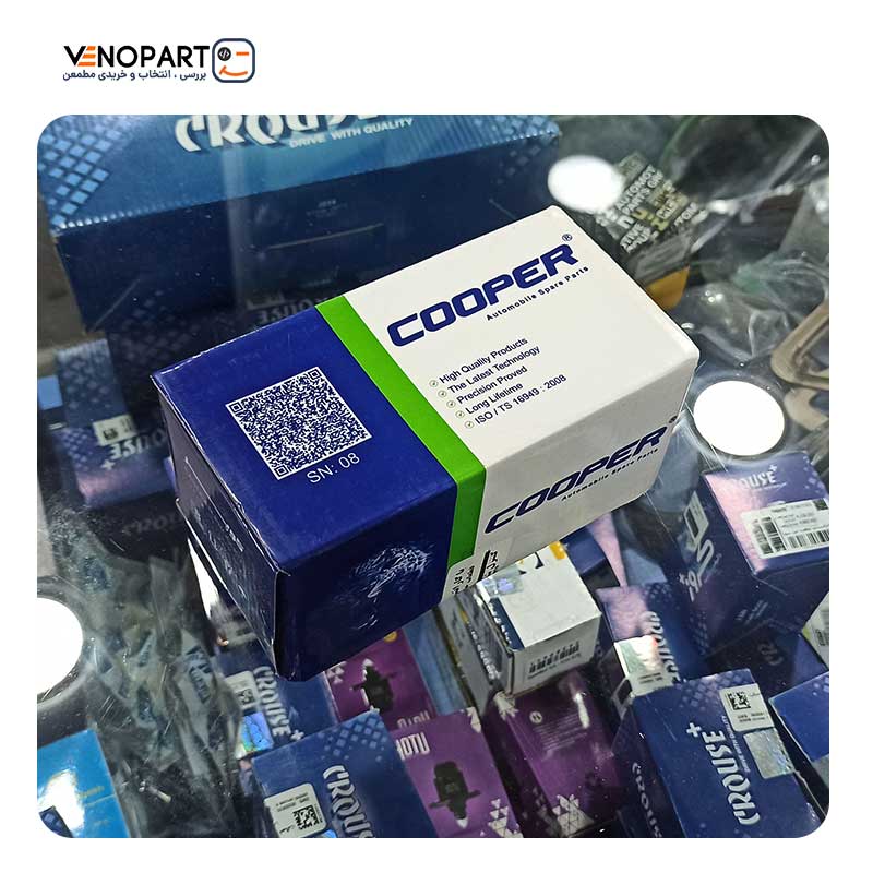 لنت ترمز جلو سمند EF7 برند کوپر | COOPER — تصویر ۲