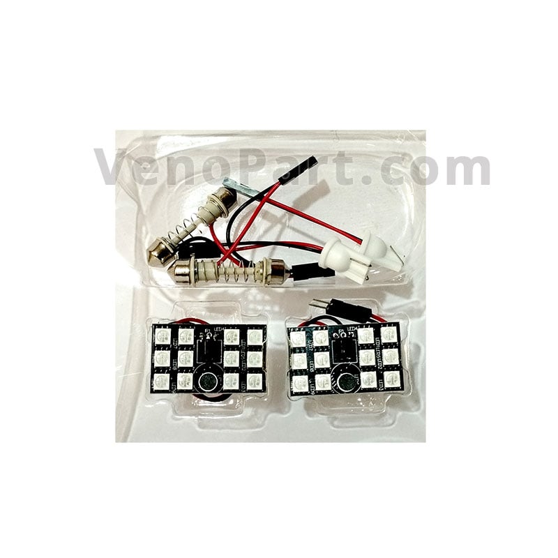 چراغ سقفی ریموت دار RGB با 24 SMD — تصویر ۴