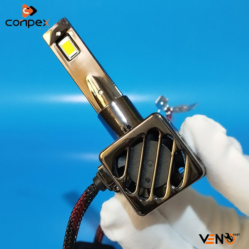 هدلایت کانپکس 360 لایت مدل 180000 (رادیاتوری اورجینال) پایه H1,H7,H4 و H11 | گارانتی تعویض — تصویر ۸