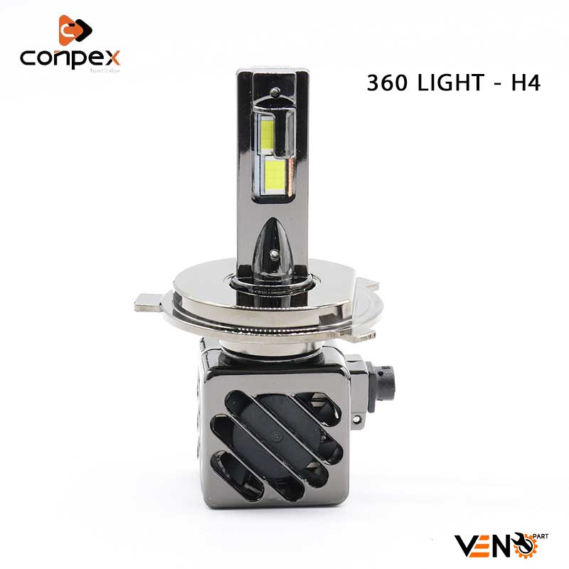 هدلایت کانپکس 360 لایت مدل 180000 (رادیاتوری اورجینال) پایه H1,H7,H4 و H11 | گارانتی تعویض — تصویر ۵