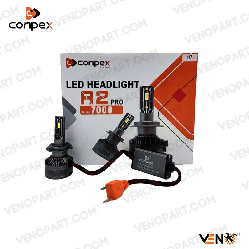 هدلایت کانپکس Conpex R2 Pro پایه H7و پایهH1 سری 7000 | گارانتی اصالت — تصویر ۳