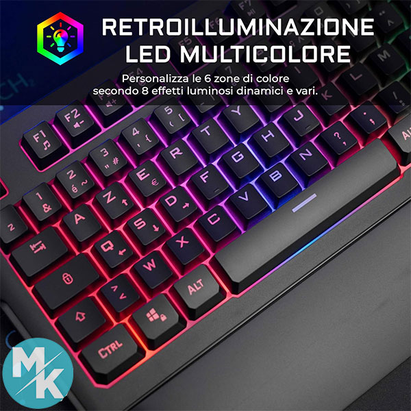 کیبورد گیمینگ برند The G-Lab مدل Keyz PALLADIUM — تصویر ۵