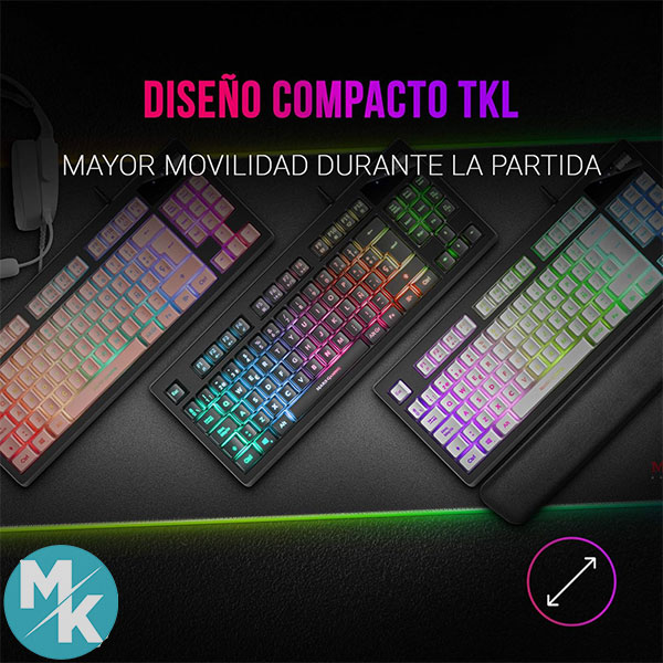 کیبورد گیمینگ برند Mars Gaming مدل MKAX — تصویر ۳