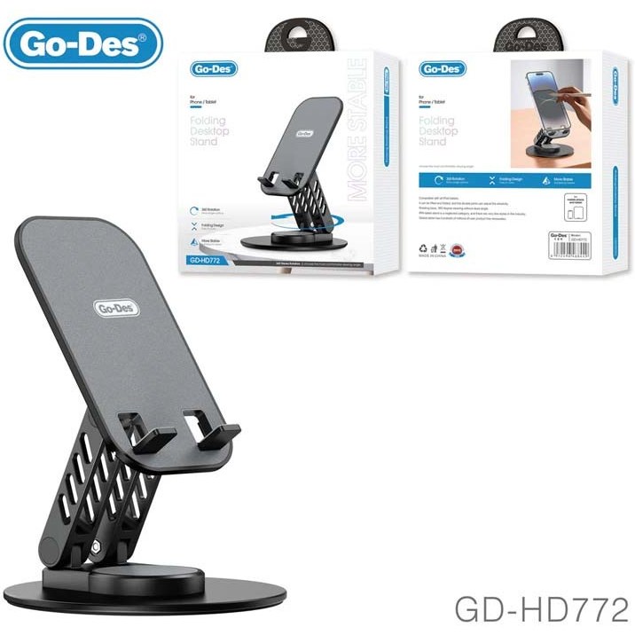 هولدر گوشی GO-DES GD-HD772 | نگهدارنده موبایل با قابلیت چرخش 360 درجه — تصویر ۲
