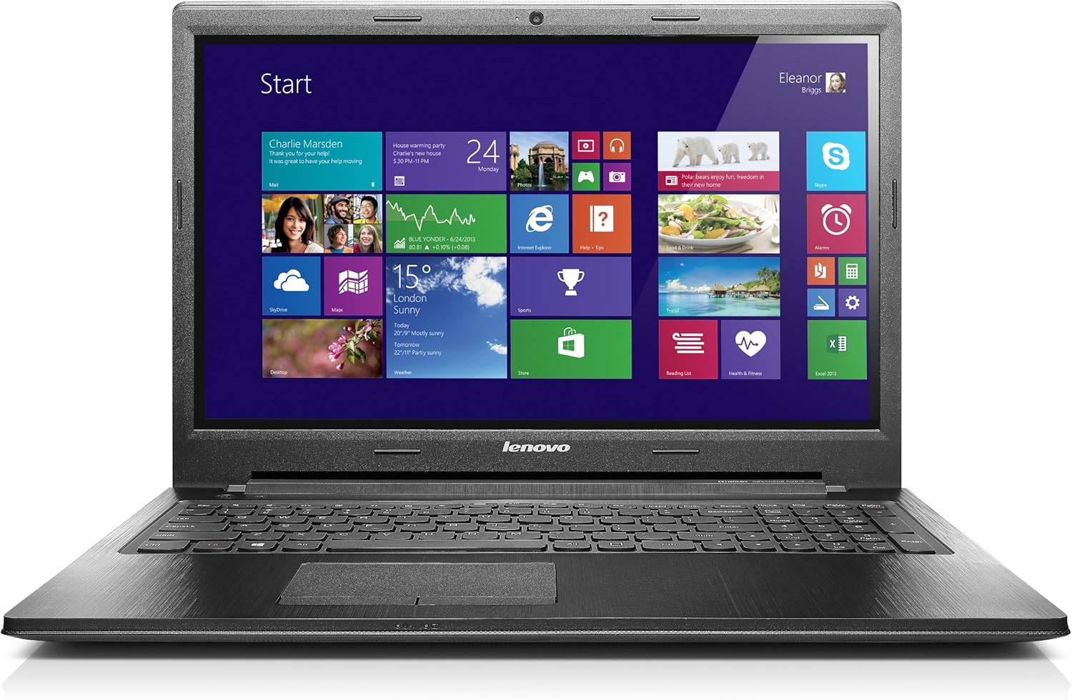 لپ تاپ 15.6 اینچ لنوو G510S مدل Lenovo IdeaPad G510S i5-4200M نسل 4 — تصویر ۲