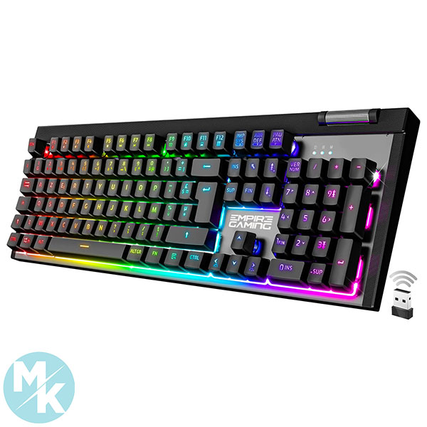 کیبورد گیمینگ بی سیم برند EMPIRE GAMING مدل RF-K308 — تصویر ۳