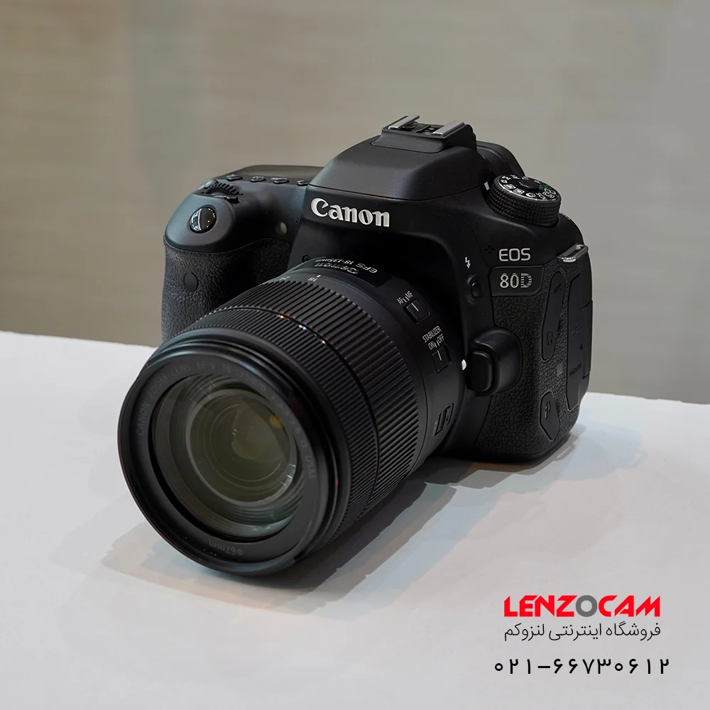 دوربین canon 80D + 18-135mm USM دست دوم