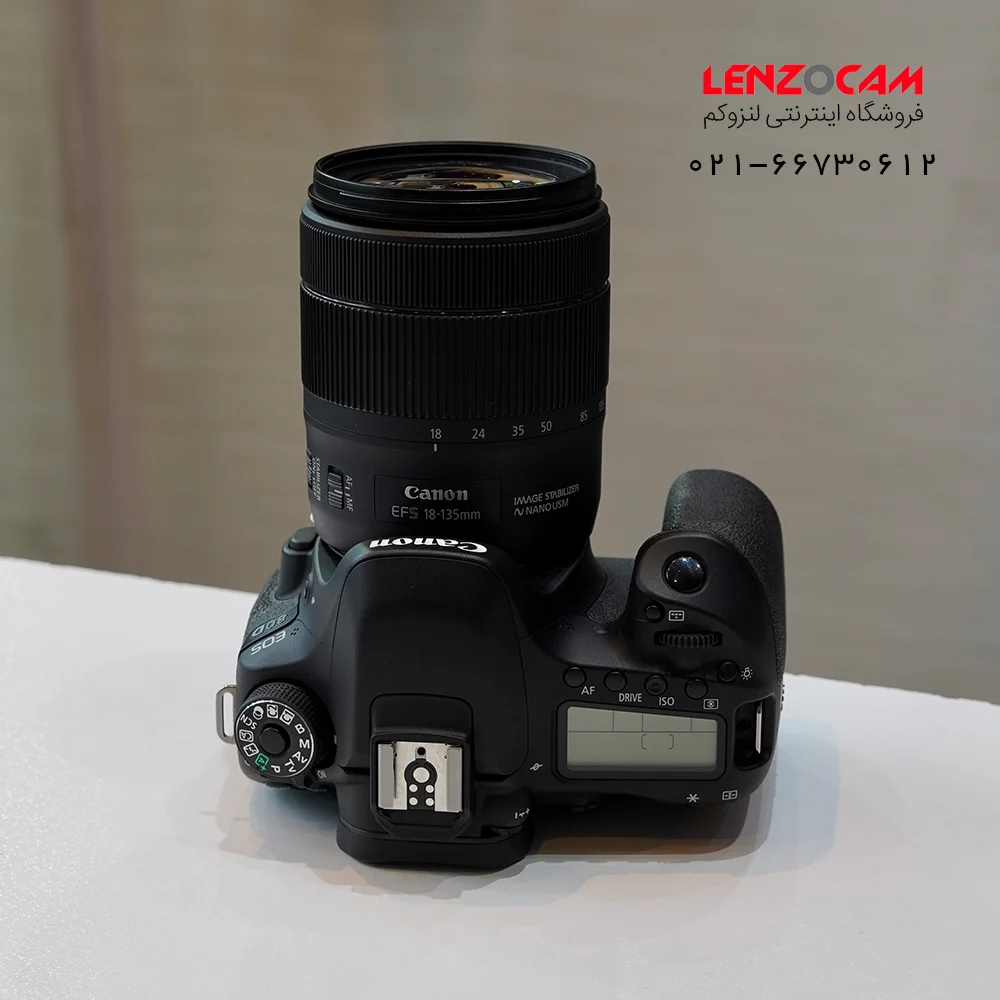 دوربین canon 80D + 18-135mm USM دست دوم — تصویر ۲