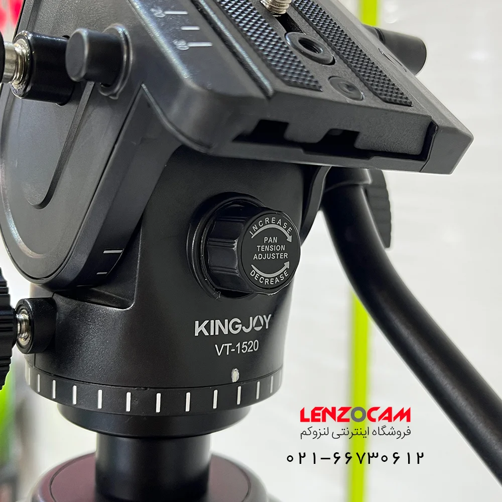 سه پایه دوربین kingjoy vt-1600 — تصویر ۳