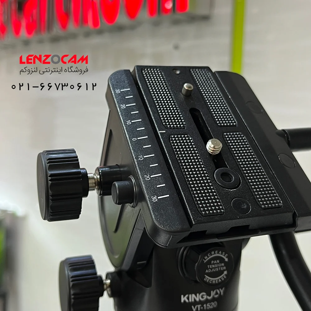 سه پایه دوربین kingjoy vt-1600 — تصویر ۴