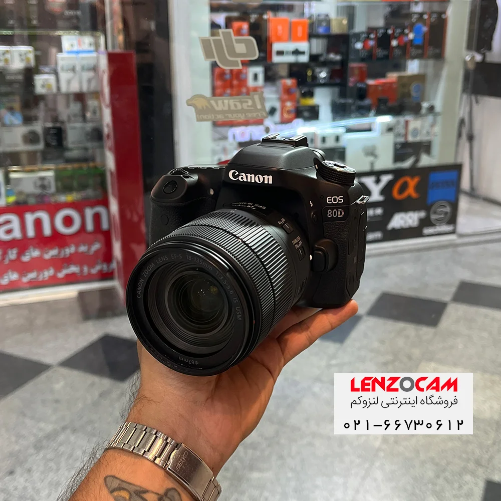 دوربین Canon 80D 18-135 usm