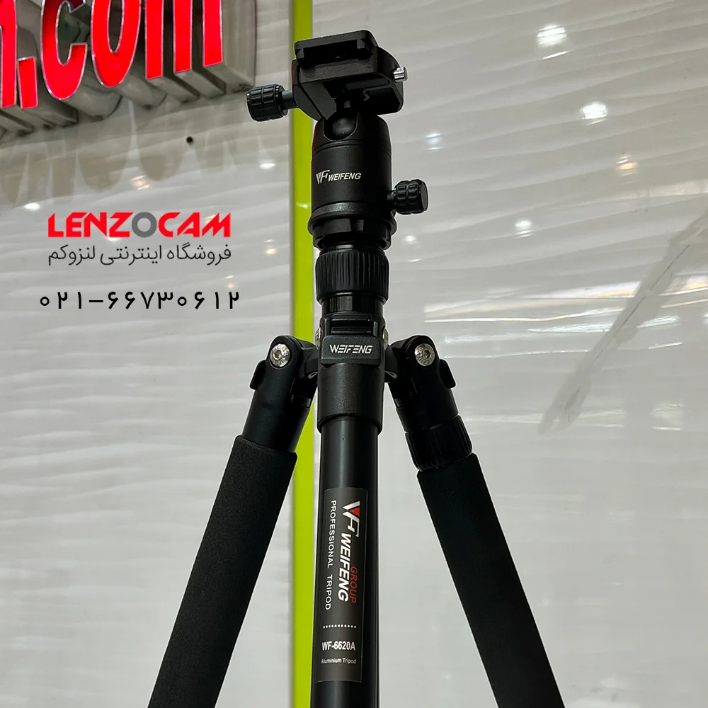 سه پایه دوربین weifeng wf6620A — تصویر ۲