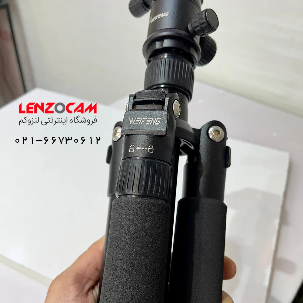 سه پایه دوربین weifeng wf6620A — تصویر ۴