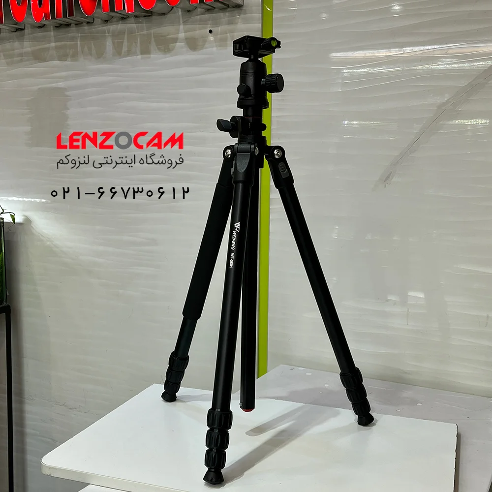 سه پایه حرفه ای دوربین weifeng wf5601