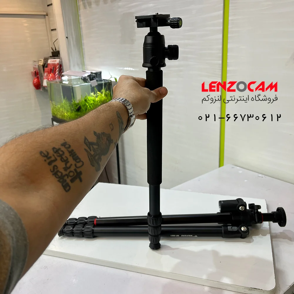 سه پایه حرفه ای دوربین weifeng wf5601 — تصویر ۷