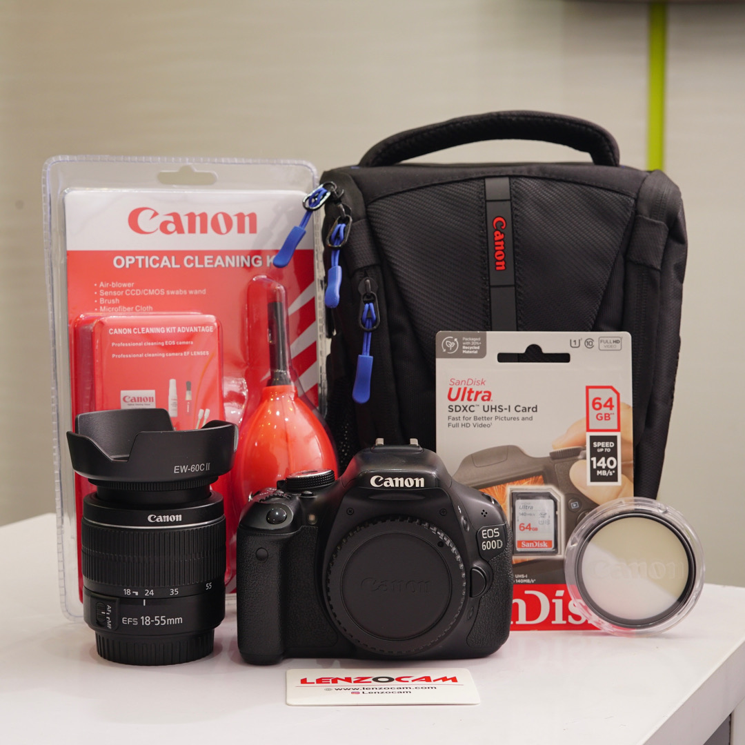 دوربین عکاسی کانن دست دوم مدل Canon 600D 18-55 — تصویر ۲