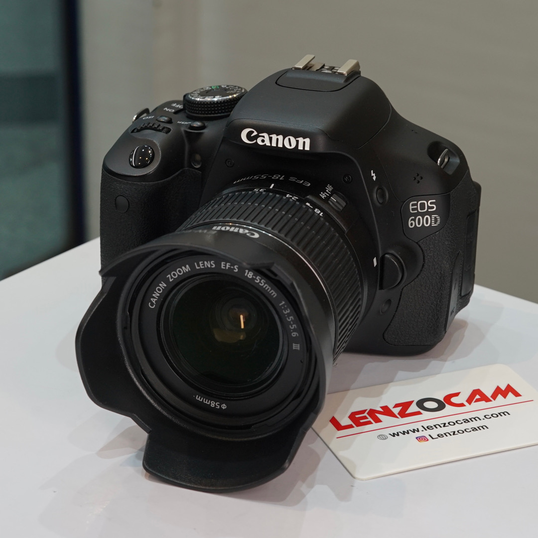 دوربین عکاسی کانن دست دوم مدل Canon 600D 18-55 — تصویر ۳