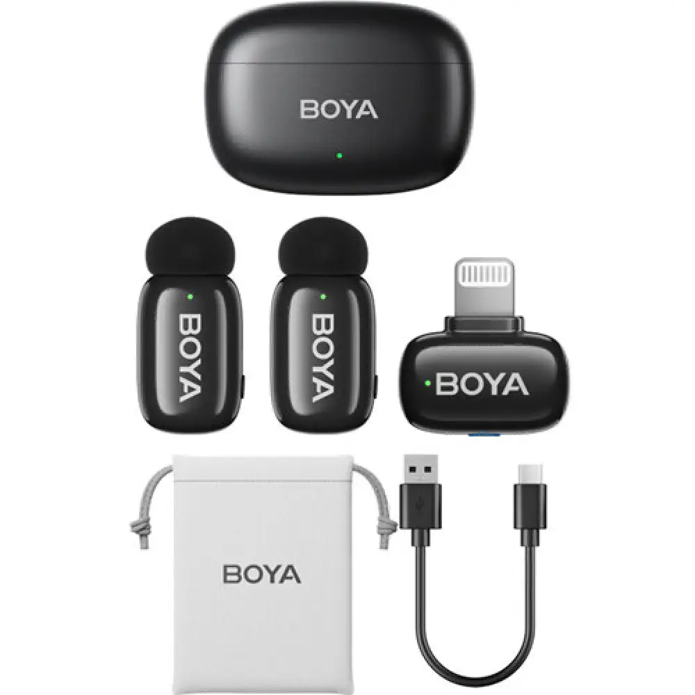 میکروفون یقه ای بی سیم بویا مدل Boya MINI 15 رابط Lightning