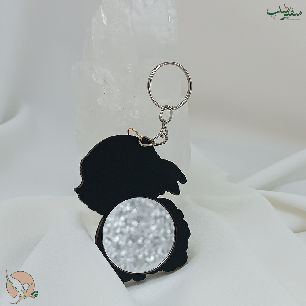 جاسوییچی پسرانه لبیک یا حسین آینه دار — تصویر ۲