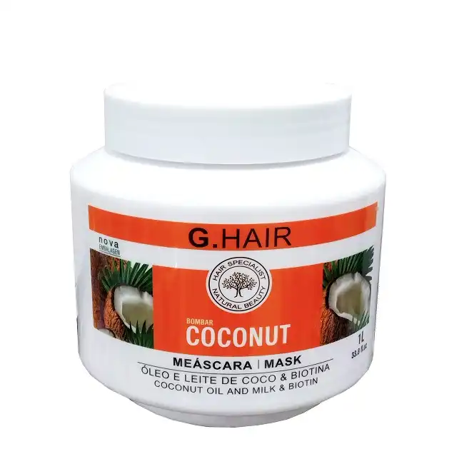 ماسک مو روغن نارگیل G hair coconut حجم 1000 میلی لیتر