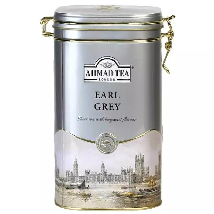 چای معطر ارل گری احمد قوطی فلزی 450 گرمی Ahmad Tea Earl Grey