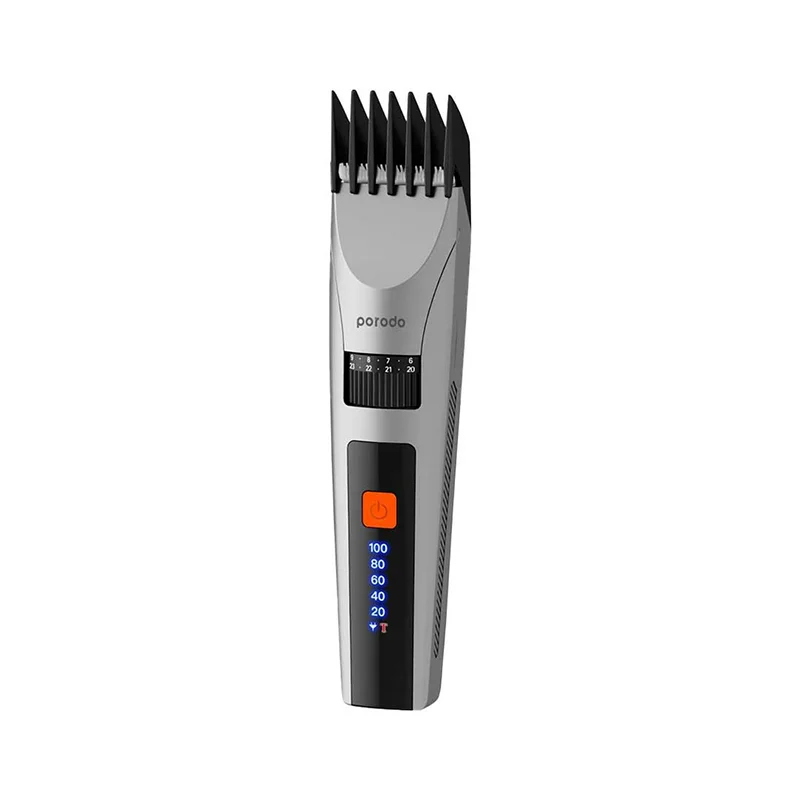 ماشین اصلاح سر و صورت پرودو Porodo Rechargeable LED display Hair Clipper PD-LSRDHC-GY