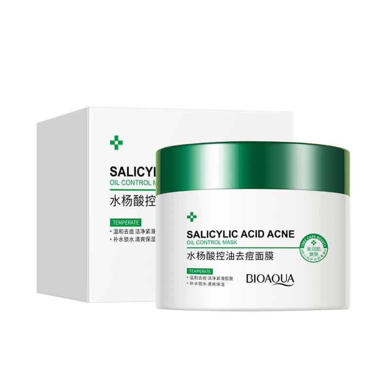 ژل ماسک سالیسیلیک اسید بیوآکوا ضد جوش اورجینال حجم 120گرم Bioaqua Salicylic Acid Oil Control Sleep Mask 120g