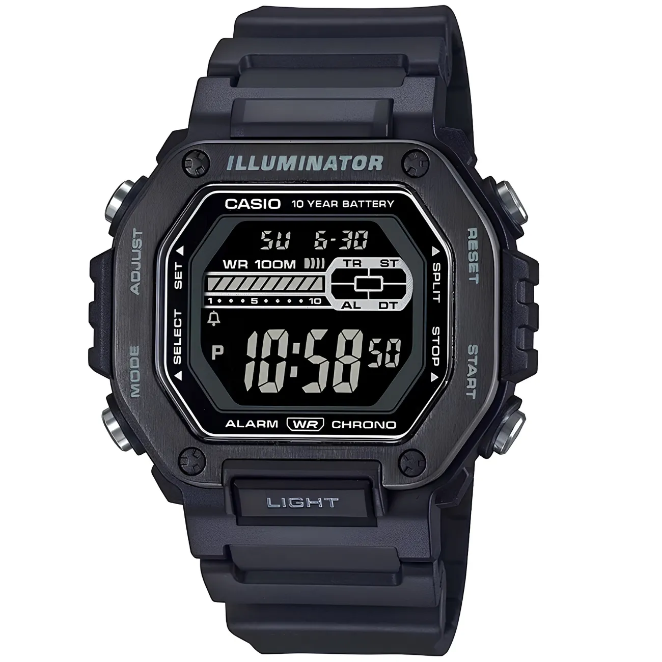 ساعت مچی مردانه دیجیتال کاسیو CASIO مدل MWD-110HB-1BVDF ضد آب