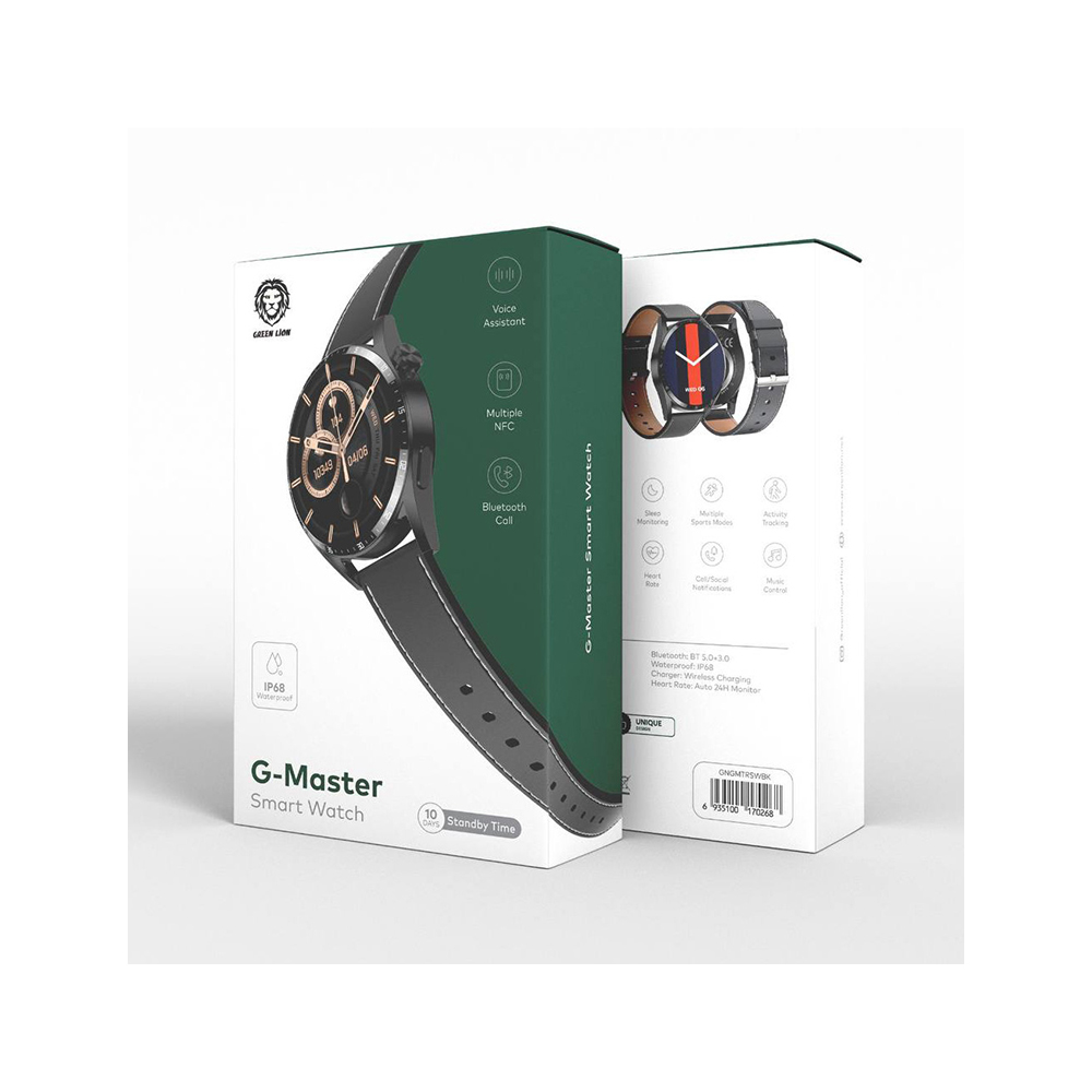 ساعت هوشمند گرین لاین مدل Green Lion G-Master Smart Watch GNGMTRSW