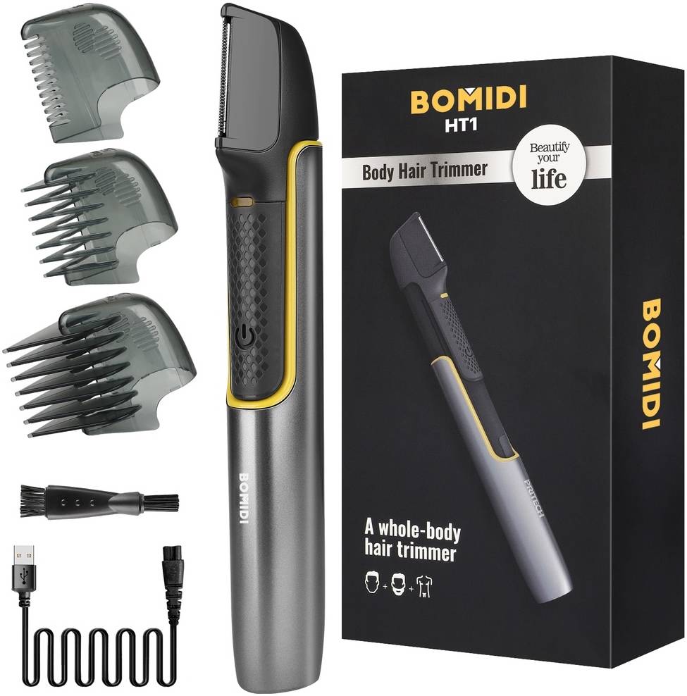 ماشین اصلاح مو بدن شیائومی مدل Bomidi Electric Body Hair Wireless Shaver HT1 — تصویر ۳