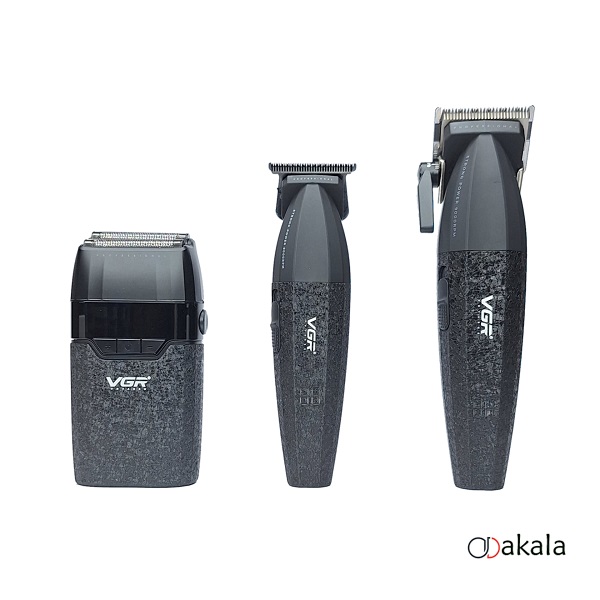 ست کامل ماشین اصلاح وی جی آر مدل V-640 S3 پک 3 عددی