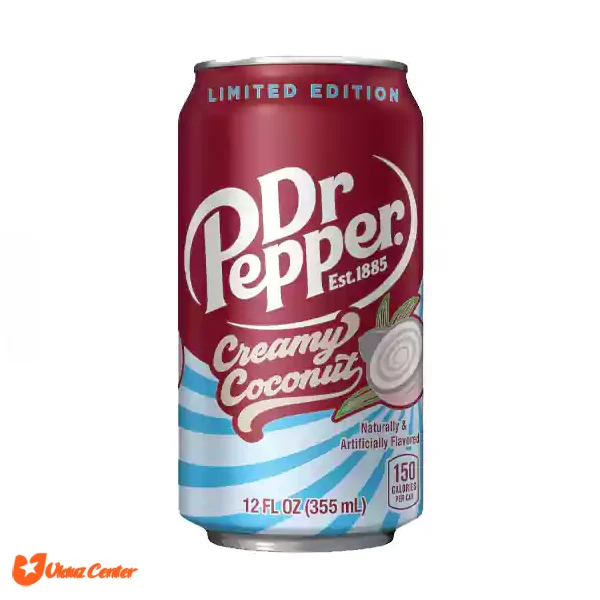 نوشیدنی گازدار Dr Pepper با طعم نارگیل 355 میل