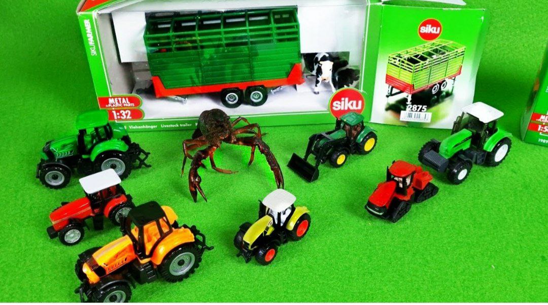 ماشین بازی سیکو مدل تریلر حمل گاو کد 2875 — تصویر ۴