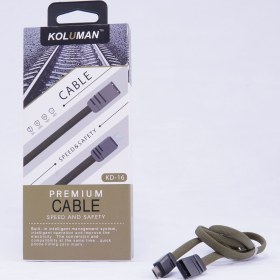 کابل فست شارژ تایپ سی KOLUMAN مدل KD-16 — تصویر ۳