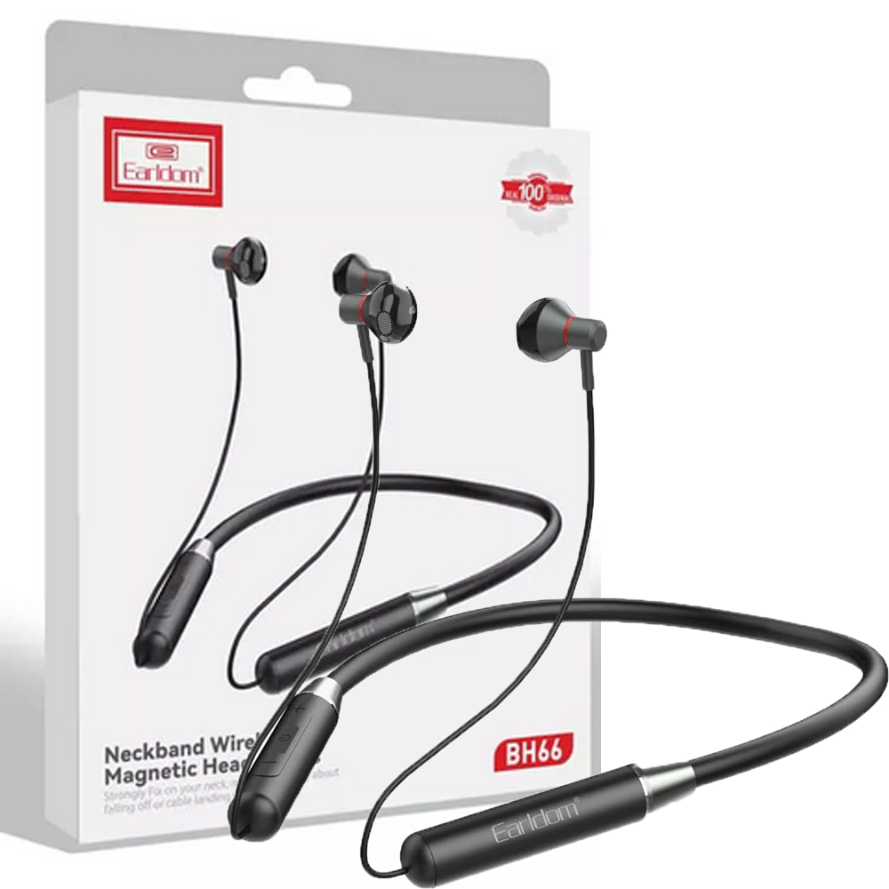 هندزفری بلوتوث گردنی ارلدام Earldom neckband Wireless Earphones ET-BH66 — تصویر ۲