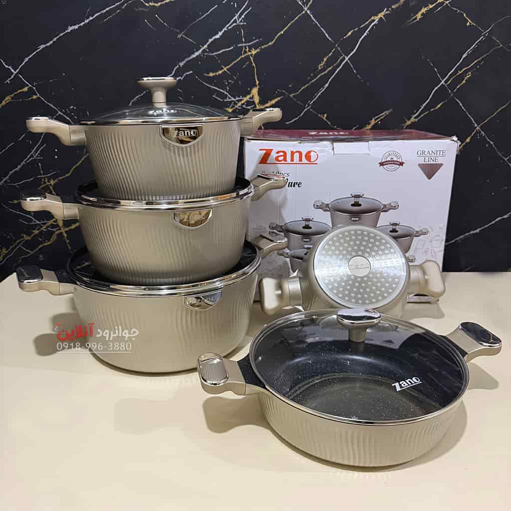 سرویس قابلمه زانو ZANO 3474 گرانیت 10 پارچه