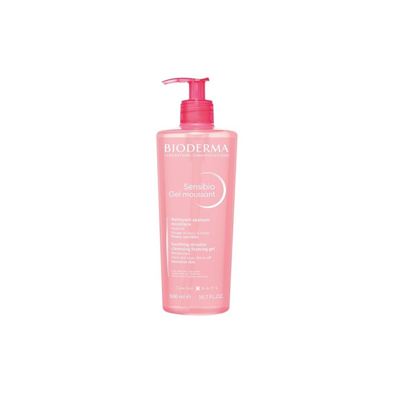 ژل فوم شستشو و میسلار صورت بیودرما مدل Sensibio Gel Moussant مناسب پوست حساس