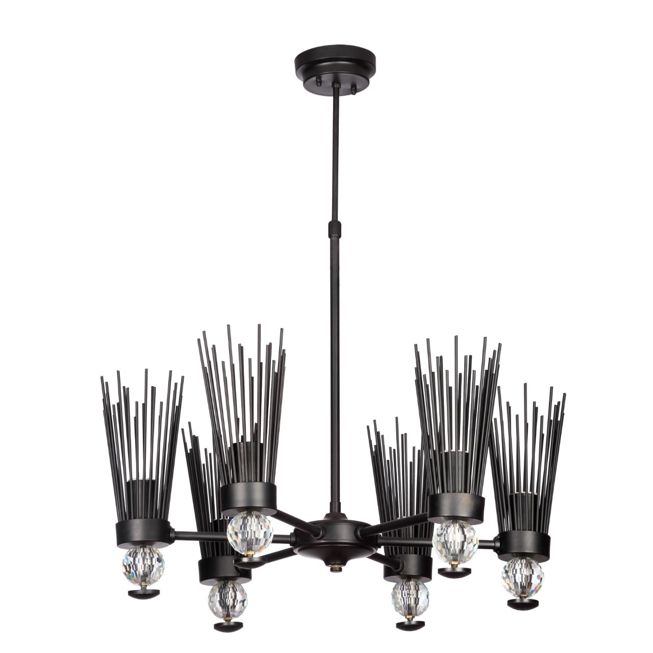 چراغ آویز چشمه نور کد N2436/6BK