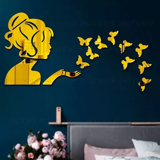 اینه دکوراتیو پدیده پلاس مدل ماه چهره