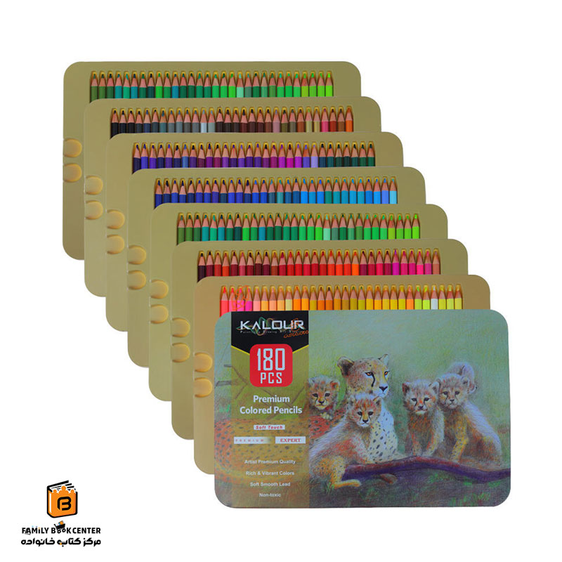 مداد رنگی 180 رنگ مدل premium کالر (KALOUR)