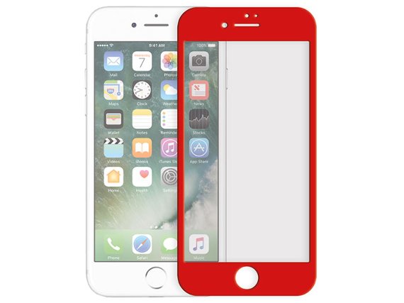 محافظ صفحه نمایش شیشه ای موکول Mocoll Full Cover Tempered Glass iPhone 7/8
