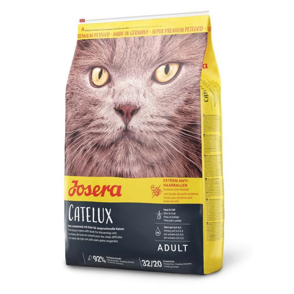 غذای خشک گربه جوسرا مدل کتلوکس CATELUX وزن ۲ کیلوگرم