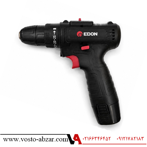 دریل پیچ گوشتی شارژی تک باطری ادون مدل ED-12C