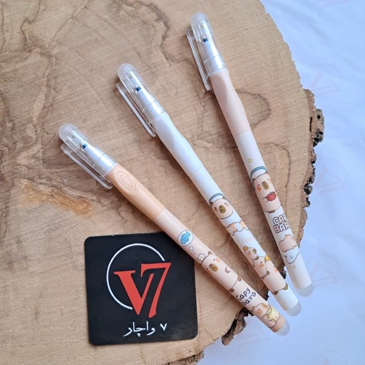 خودکار پاکن دار کاپی بارا فانتزی و کیوت خودکار پاکندار خرسی با نوک 5دهم مناسب جشن خودکار و جوایز مدارس