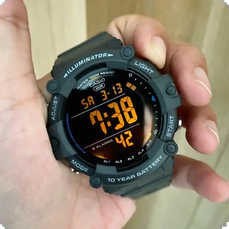 ساعت دیجیتالی کاسیو AE-1500WH-8BV — تصویر ۵