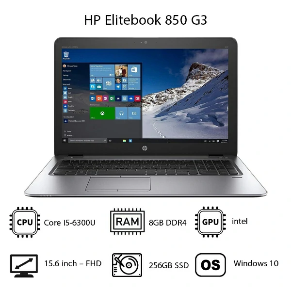 لپ تاپ HP مدل Elitebook 850 G3