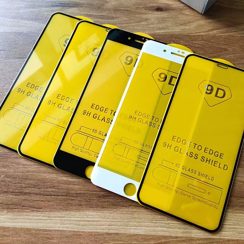 محافظ صفحه نمایش گلس مدل 9D مناسب iPhone 6/7/8 (دوعدد) — تصویر ۳