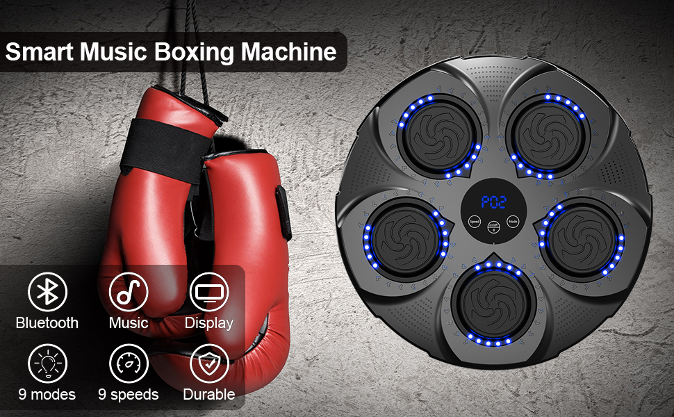 کیسه بوکس هوشمند دیواری Music Boxing Machine Vlio — تصویر ۳