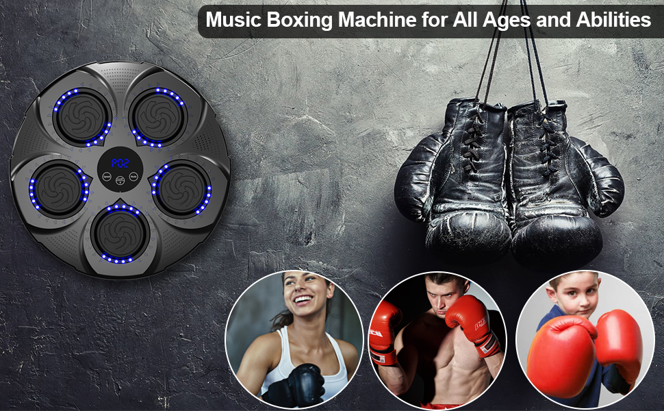 کیسه بوکس هوشمند دیواری Music Boxing Machine Vlio — تصویر ۴