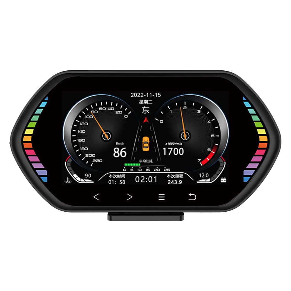 مولتی گیج ، دیاگ و شیب سنج F12 HUD